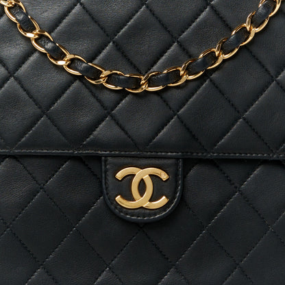Chanel Lambskin Quilted Small Single Flap Black 9 of 12