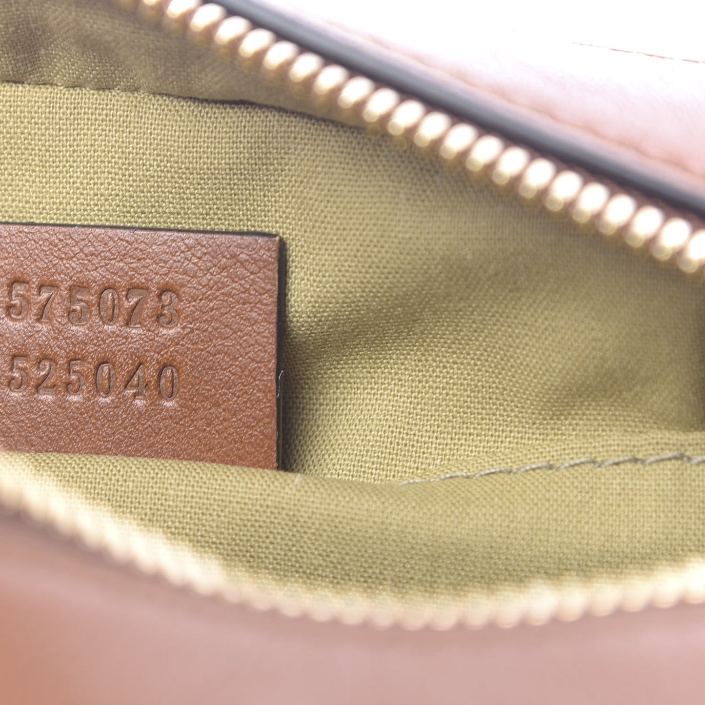 Vintage Canvas Web Shoulder Bag Sand Cuir