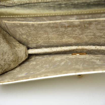 Chanel Metallic Lambskin Quilted Mini Flap Gold 12 of 16