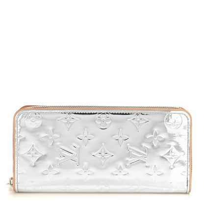 Louis Vuitton Monogram Mirror Zippy Wallet Silver 1 of 9