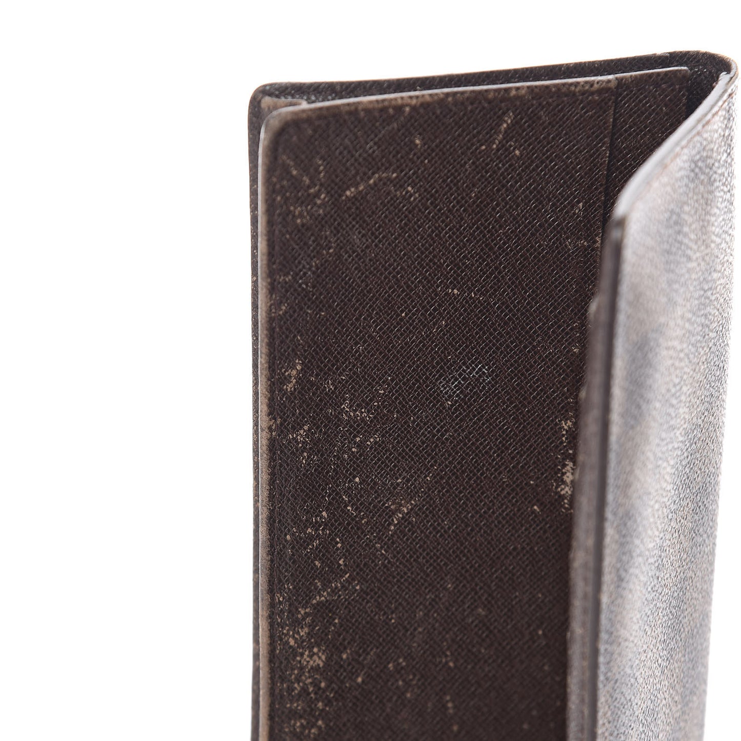 Damier Ebene Checkbook Cover Wallet