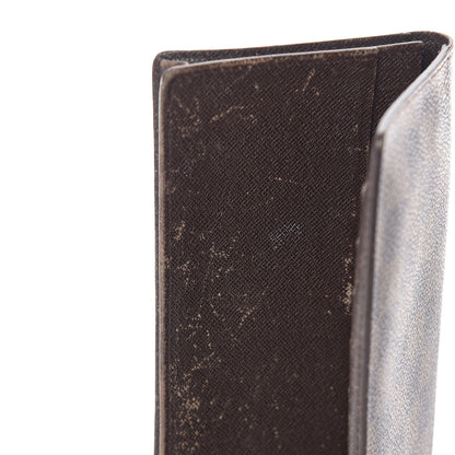 Louis Vuitton Damier Ebene Checkbook Cover Wallet 13 of 13