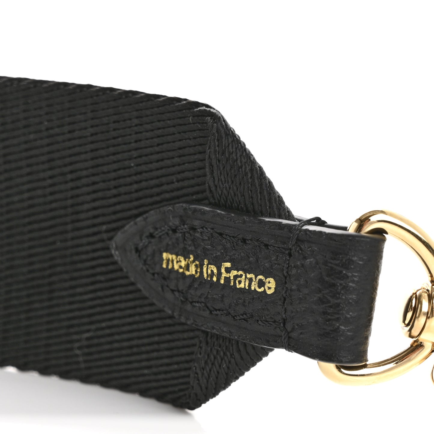 Jacquard Bandouliere Shoulder Strap Black