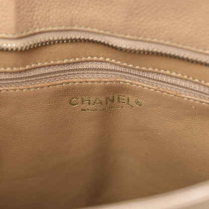Chanel Caviar Quilted Medallion Tote Beige 6 of 16