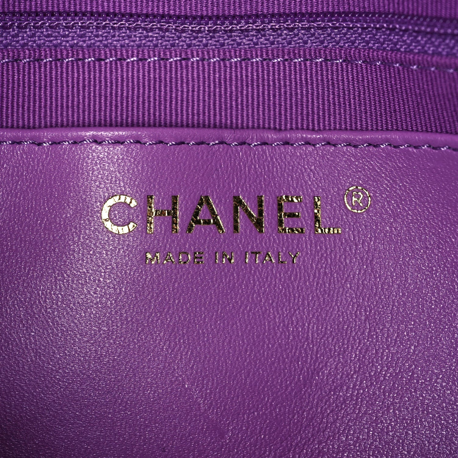 Chanel Lambskin Quilted Small CC Funky Town Flap Purple 6 of 15