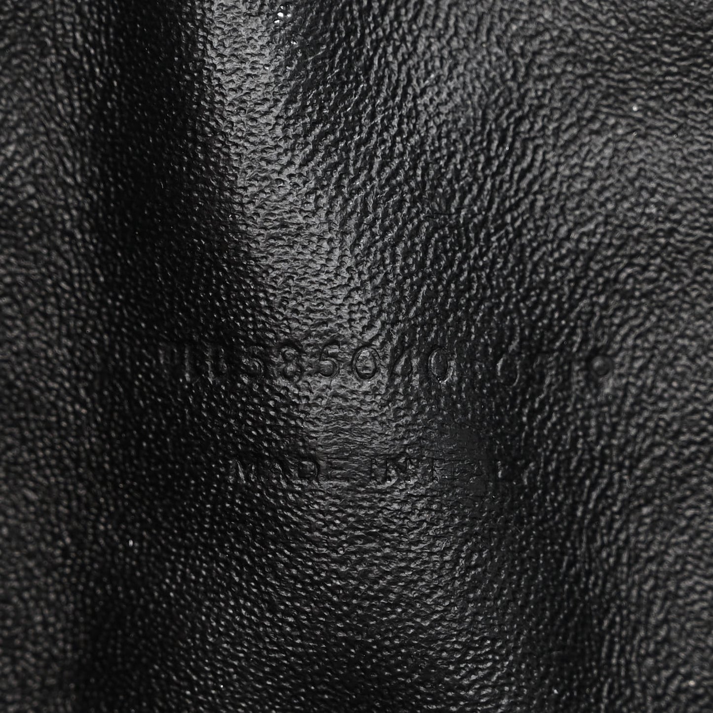Grain De Poudre Matelasse Monogram Mini Lou Camera Bag Black