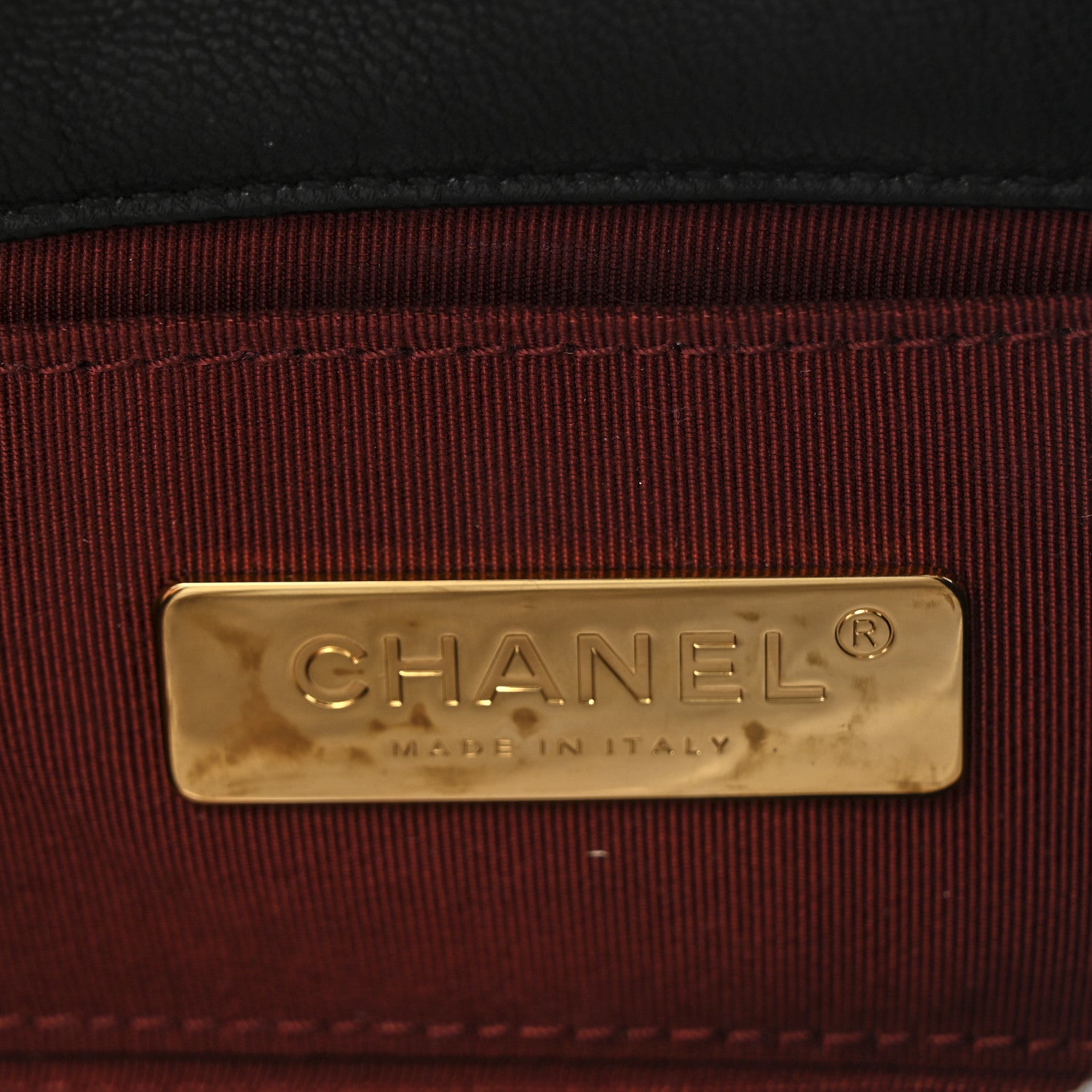 Chanel Goatskin Quilted Chanel 19 Waist Bag Black 7 of 10