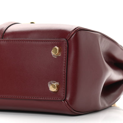 Celine Satinated Calfskin Small 16 Top Handle Bag Light Burgundy 10 of 10