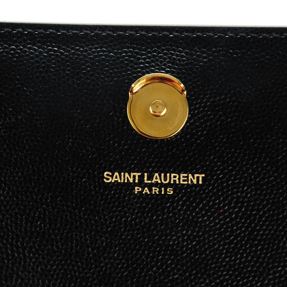 Saint Laurent Grain De Poudre Small Monogram Kate Satchel Black 5 of 8