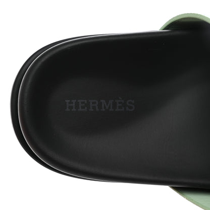 Hermes Epsom Womens Chypre Sandals 36 Vert Jade 7 of 9