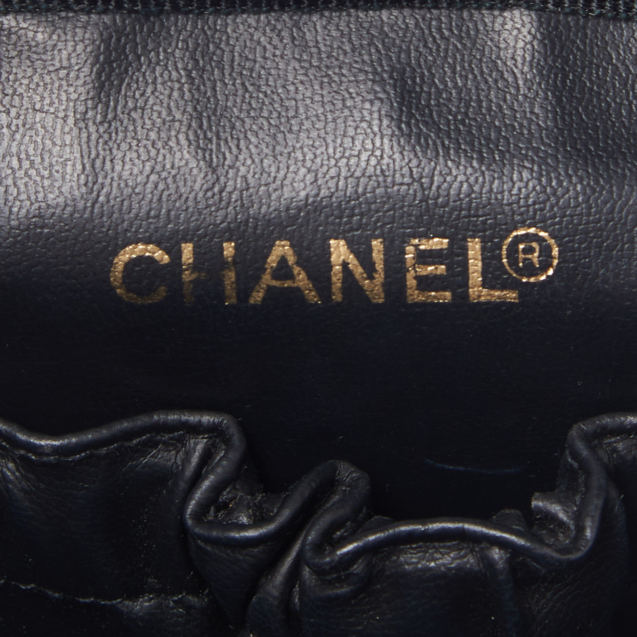 Chanel Calfskin Cosmetic Vanity Bag Black 8 of 9