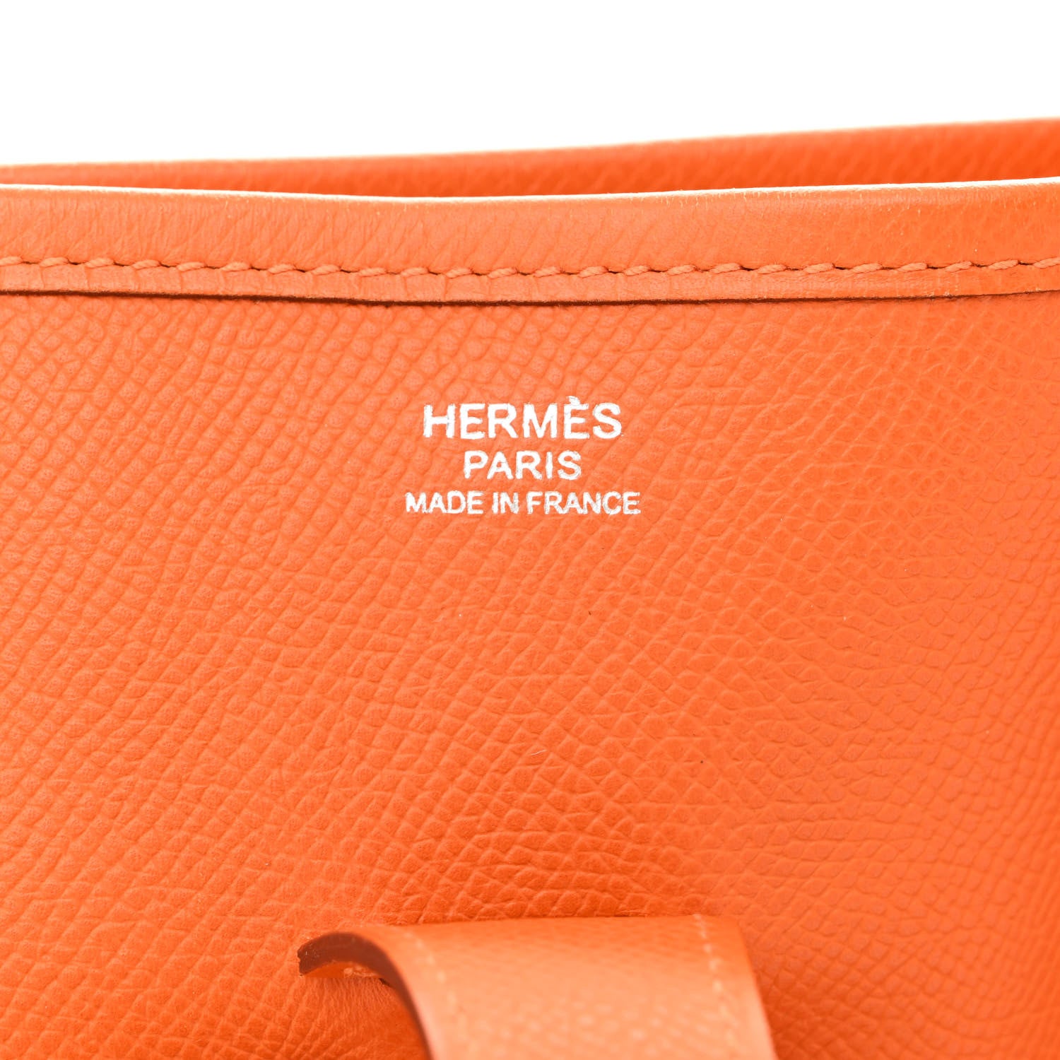 Hermes Epsom Evelyne III GM Orange 6 of 10