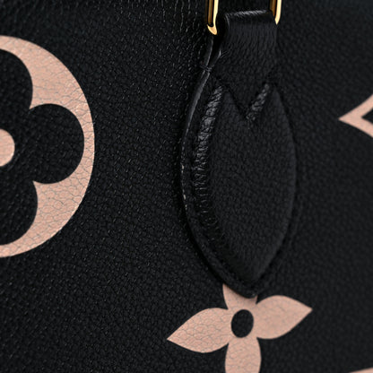 Louis Vuitton Empreinte Monogram Giant Onthego MM Black Beige 9 of 9