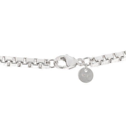 Tiffany Sterling Silver 4mm Venetian Link Necklace 4 of 7