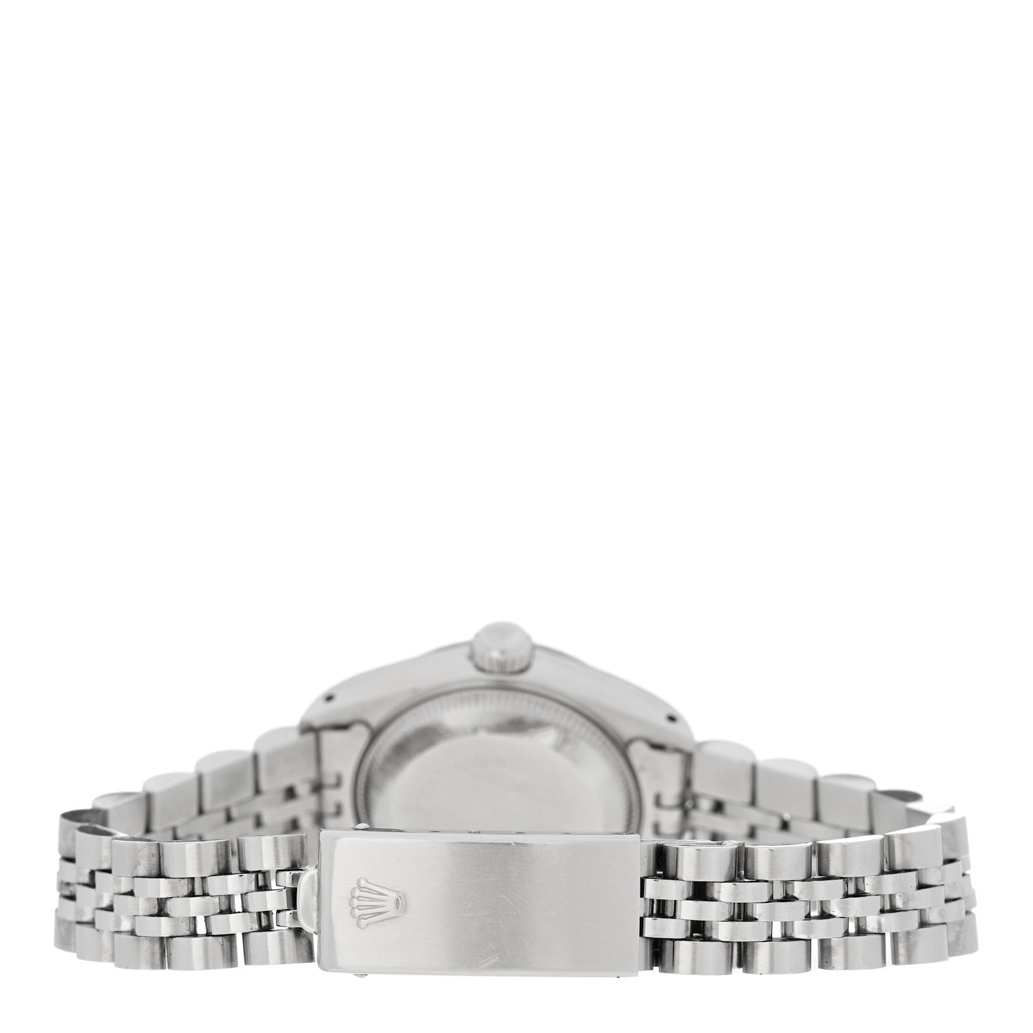 Rolex Stainless Steel 18K White Gold Diamond 26mm Oyster Perpetual Datejust Watch Silver 69174 3 of 5