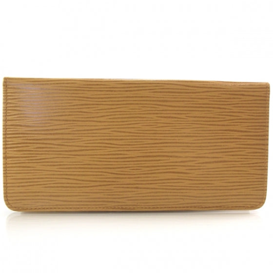 Epi Checkbook Holder Gold