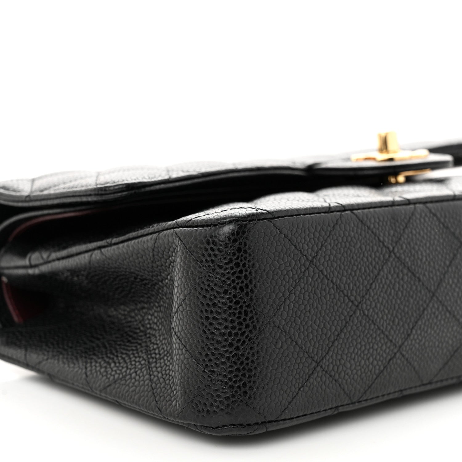 Chanel Caviar Quilted Medium Double Flap Black 9 of 13