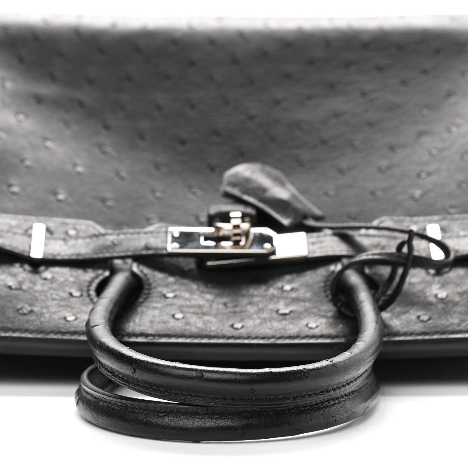 Hermes Ostrich Birkin 30 Black 13 of 41