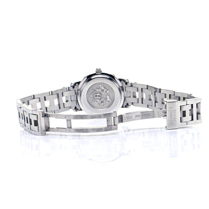 Hermes Stainless Steel 24mm Clipper Quartz Watch Pink 5 of 5