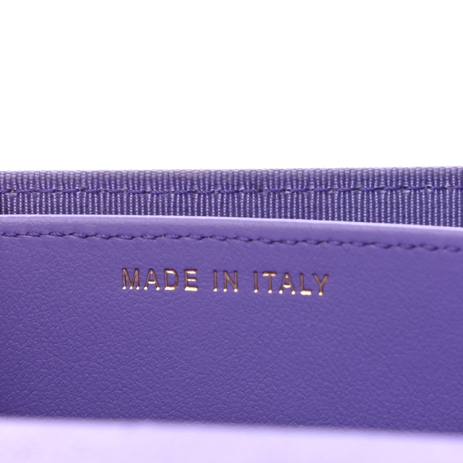 Chanel Caviar Quilted Flap Card Holder Wallet Purple 7 of 9