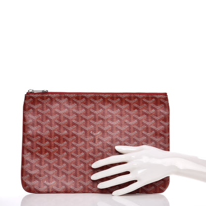 Goyard Goyardine Senat Pochette MM Red 2 of 6