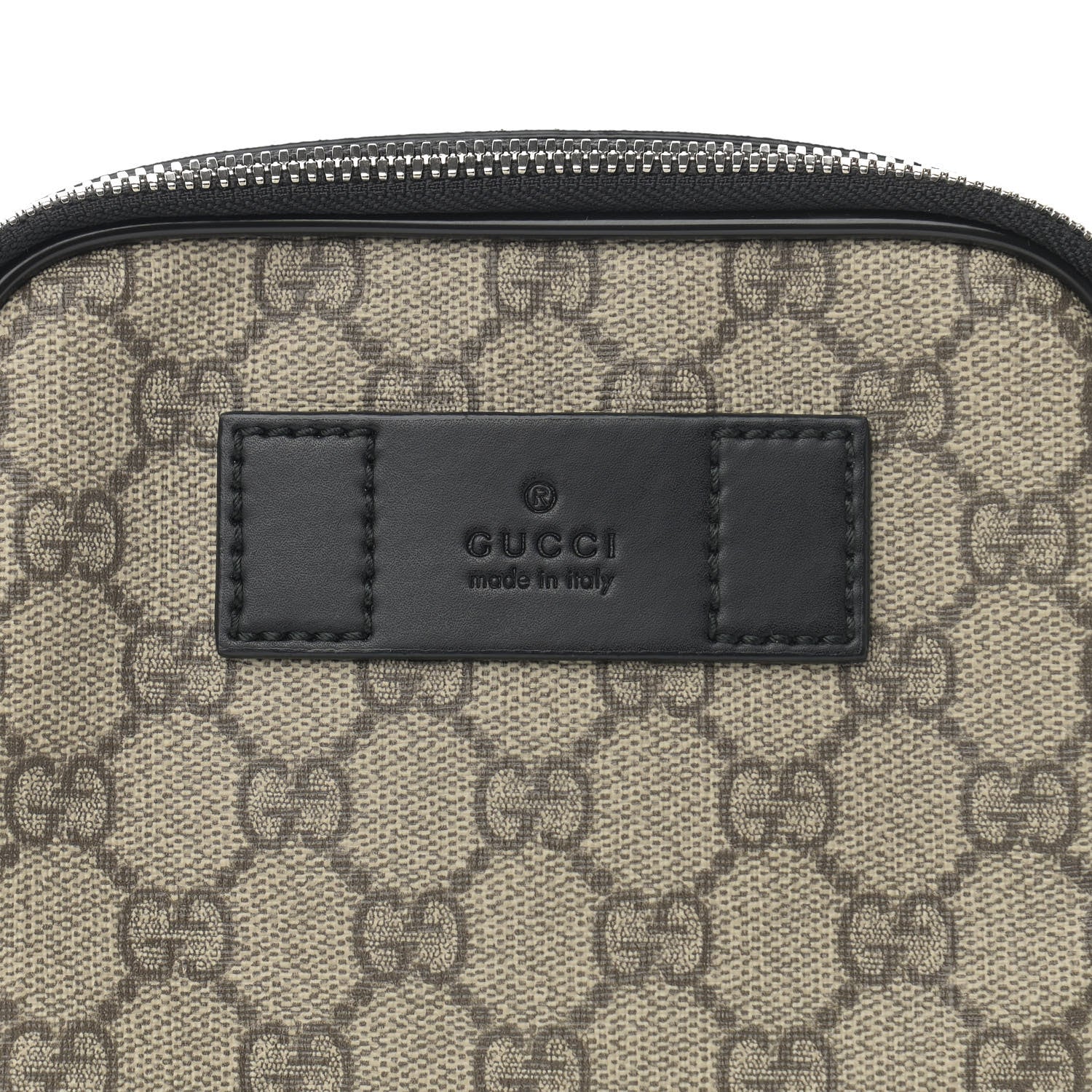 Gucci GG Supreme Monogram Web Belt Bag Black 9 of 13