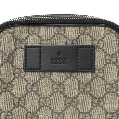 Gucci GG Supreme Monogram Web Belt Bag Black 9 of 13