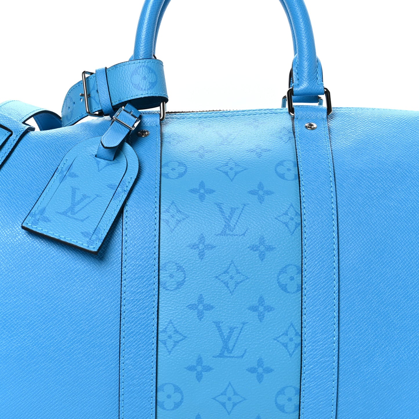 LOUIS VUITTON Taigarama Keepall Bandouliere 50 Blue Lagoon