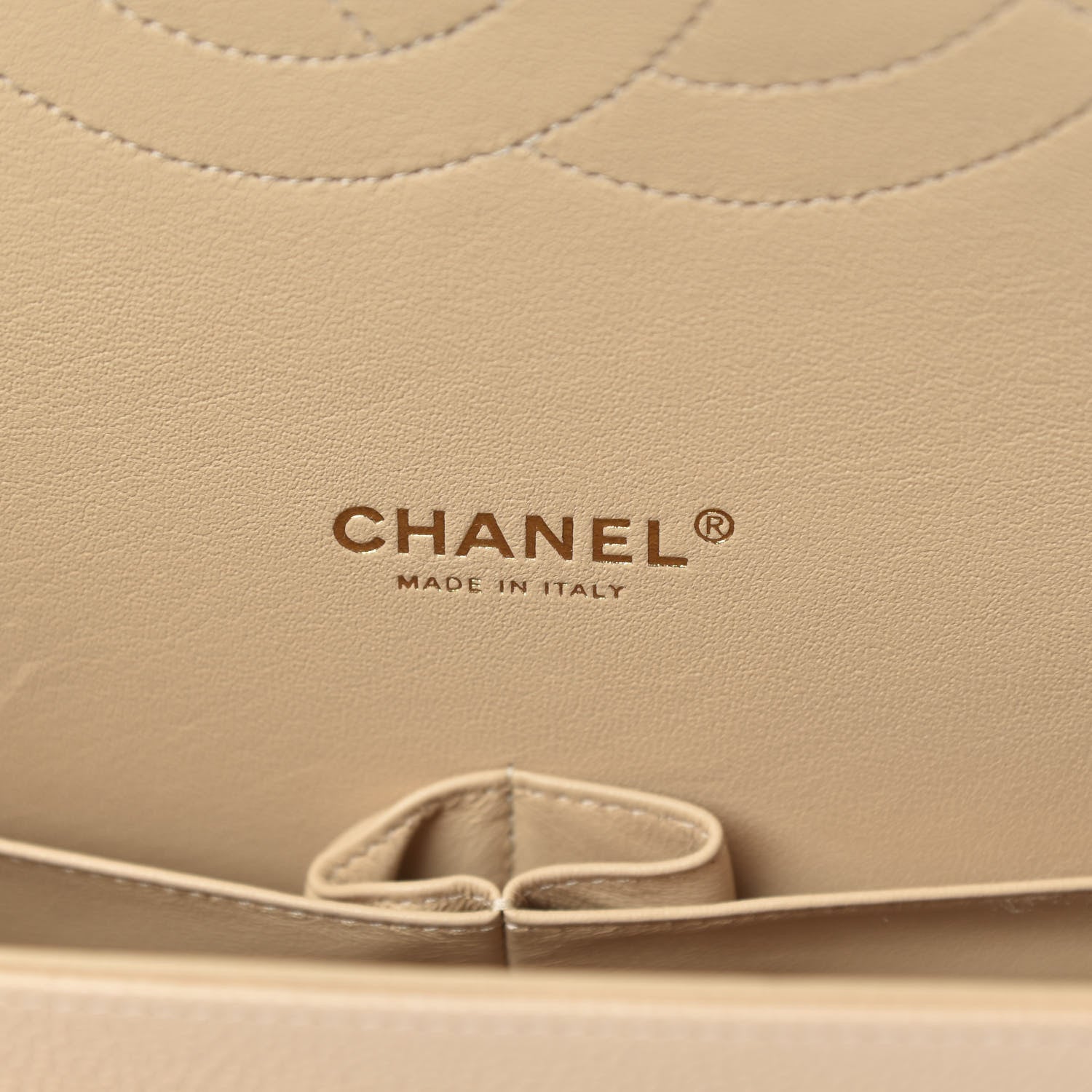 Chanel Caviar Quilted Maxi Double Flap Light Beige 5 of 11