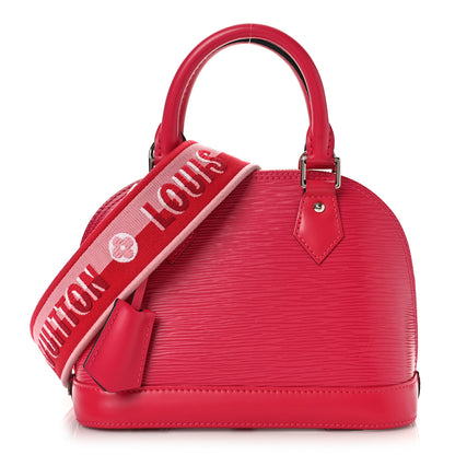 Louis Vuitton Epi Jacquard Alma BB Rose Pondicherry 1 of 8