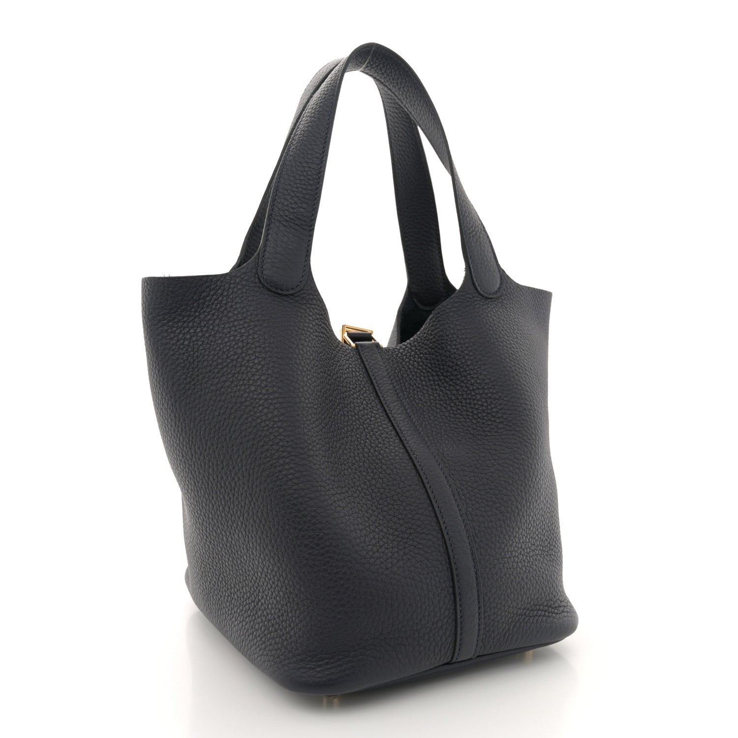 Hermes Taurillon Clemence Picotin Lock 22 MM Bleu Nuit 3 of 10