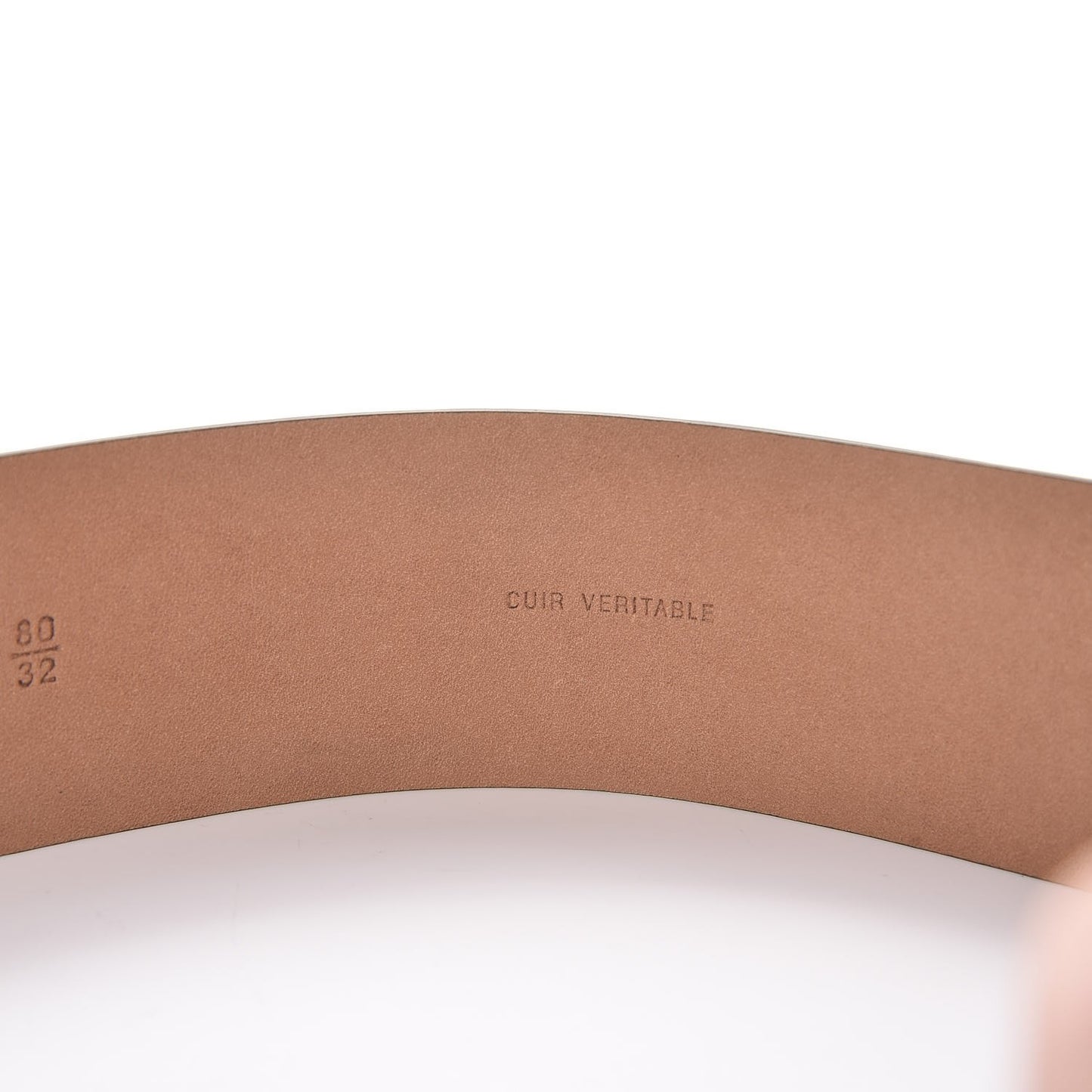 Calfskin CC Belt 80 32 Black