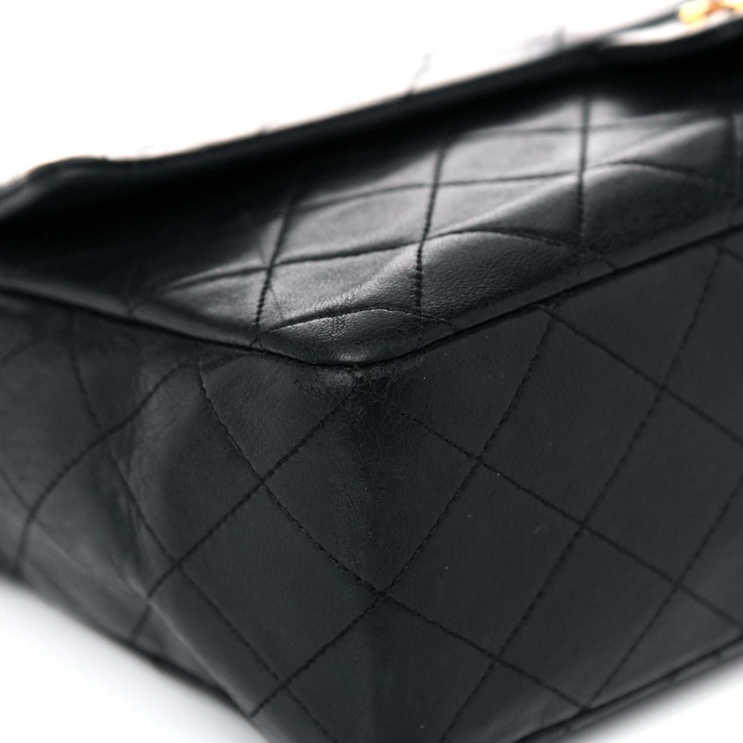 Chanel Lambskin Quilted Medium Single Flap Black 8 of 24