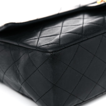 Chanel Lambskin Quilted Medium Single Flap Black 8 of 24