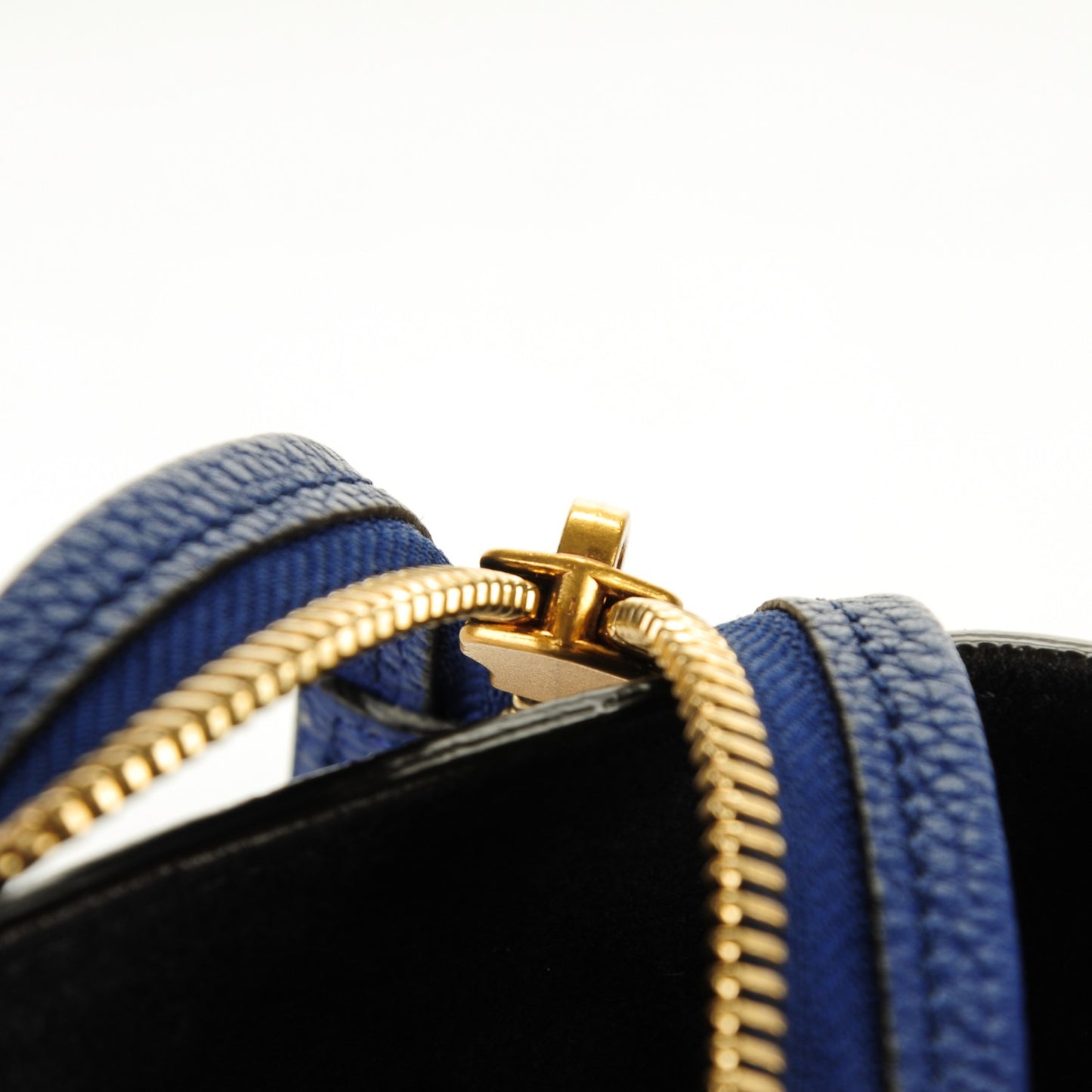 Baby Grained Calfskin Mini Belt Bag Indigo
