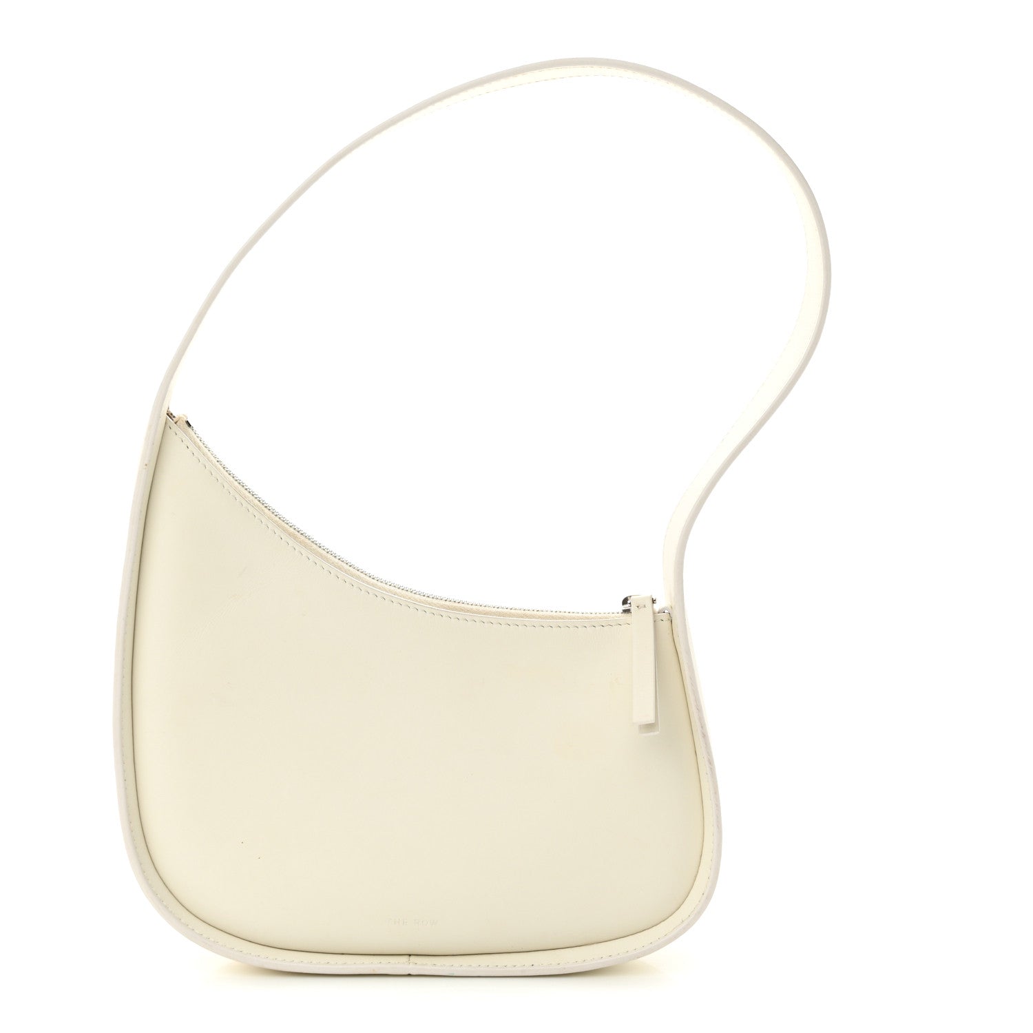 The Row Smooth Calfskin Half Moon Shoulder Bag New Ivory 1 of 14