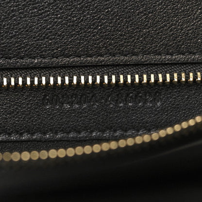Gucci Sakai Be Green Calfskin Shearling Horsebit 1955 Shoulder Bag Black 8 of 11