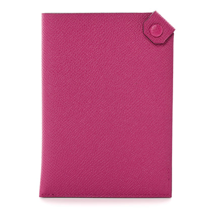 Hermes Epsom Tarmac PM Passport Holder Rose Pourpre 1 of 9