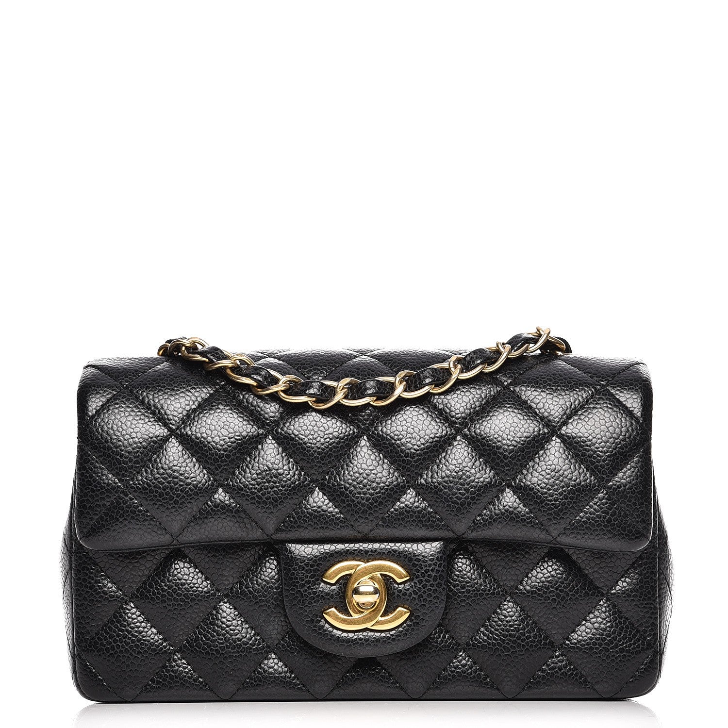 Chanel Caviar Quilted Mini Rectangular Flap Black 1 of 8