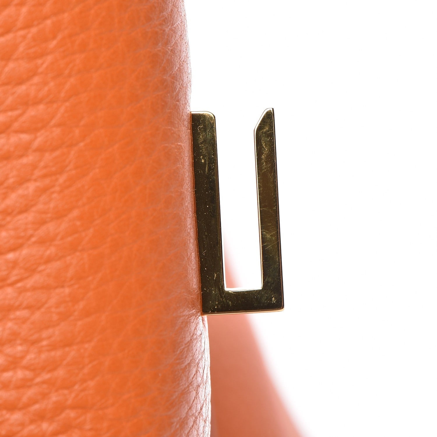 Hermes Taurillon Clemence Birkin 35 Orange 16 of 30