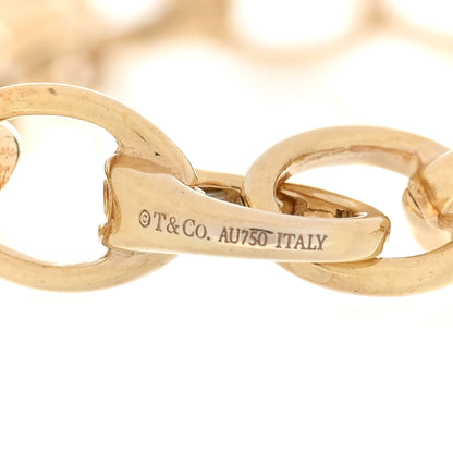 Tiffany 18K Yellow Gold Clasping Link Bracelet 3 of 3