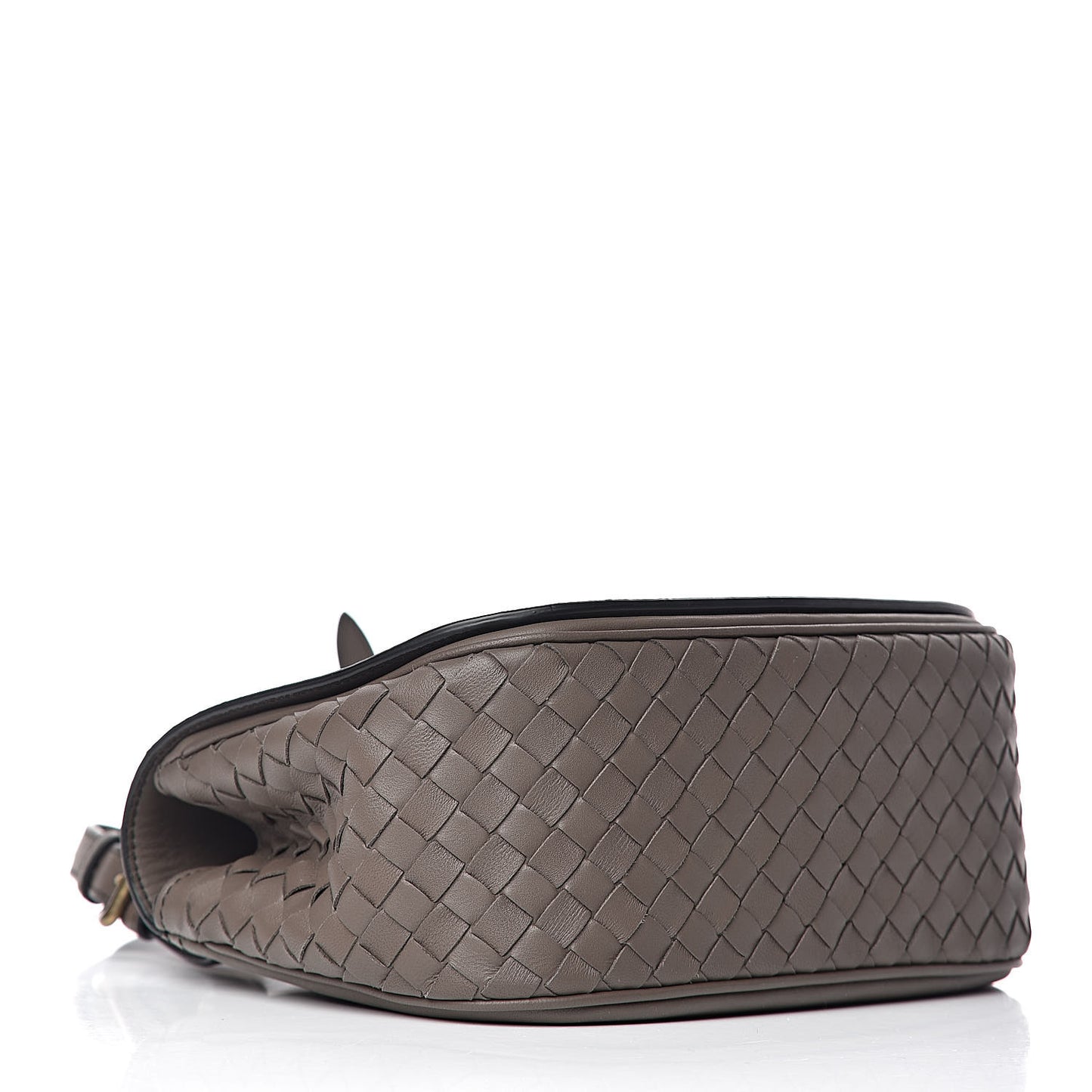 Nappa Intrecciato BV Luna Shoulder Bag New Steel