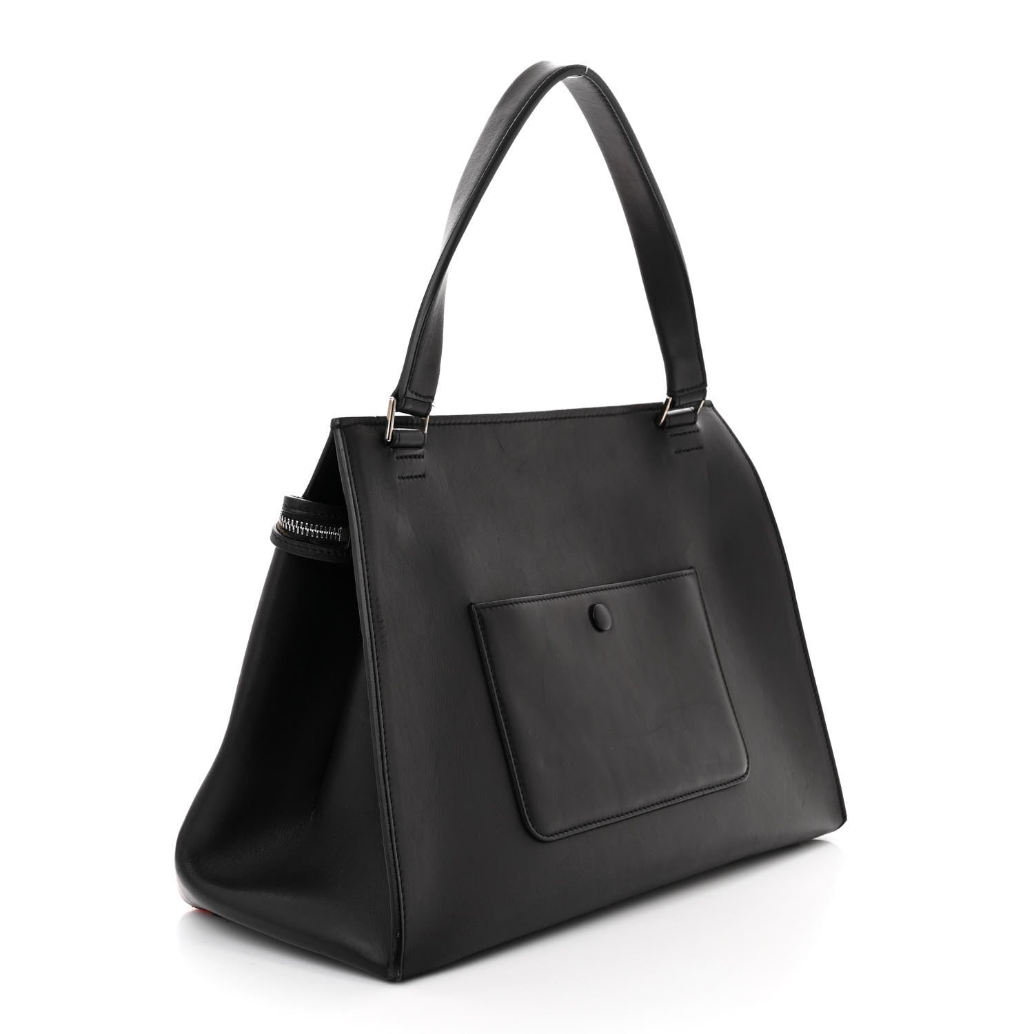 Celine Pony Hair Medium Edge Shoulder Bag Vermillion 3 of 15