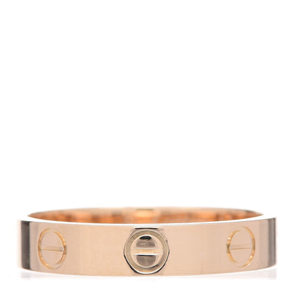 Cartier 18K Yellow Gold 3.5mm LOVE Wedding Band Ring 52 6 1 of 5