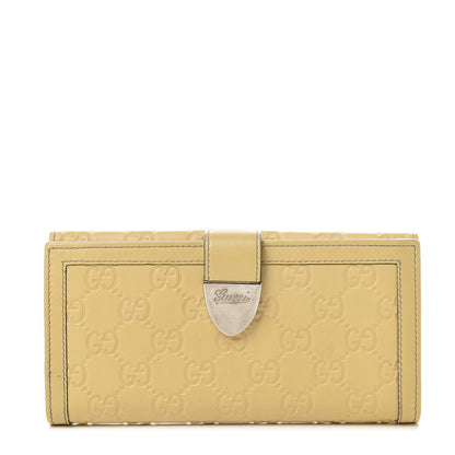 Gucci Guccissima Continental Wallet Yellow 1 of 11