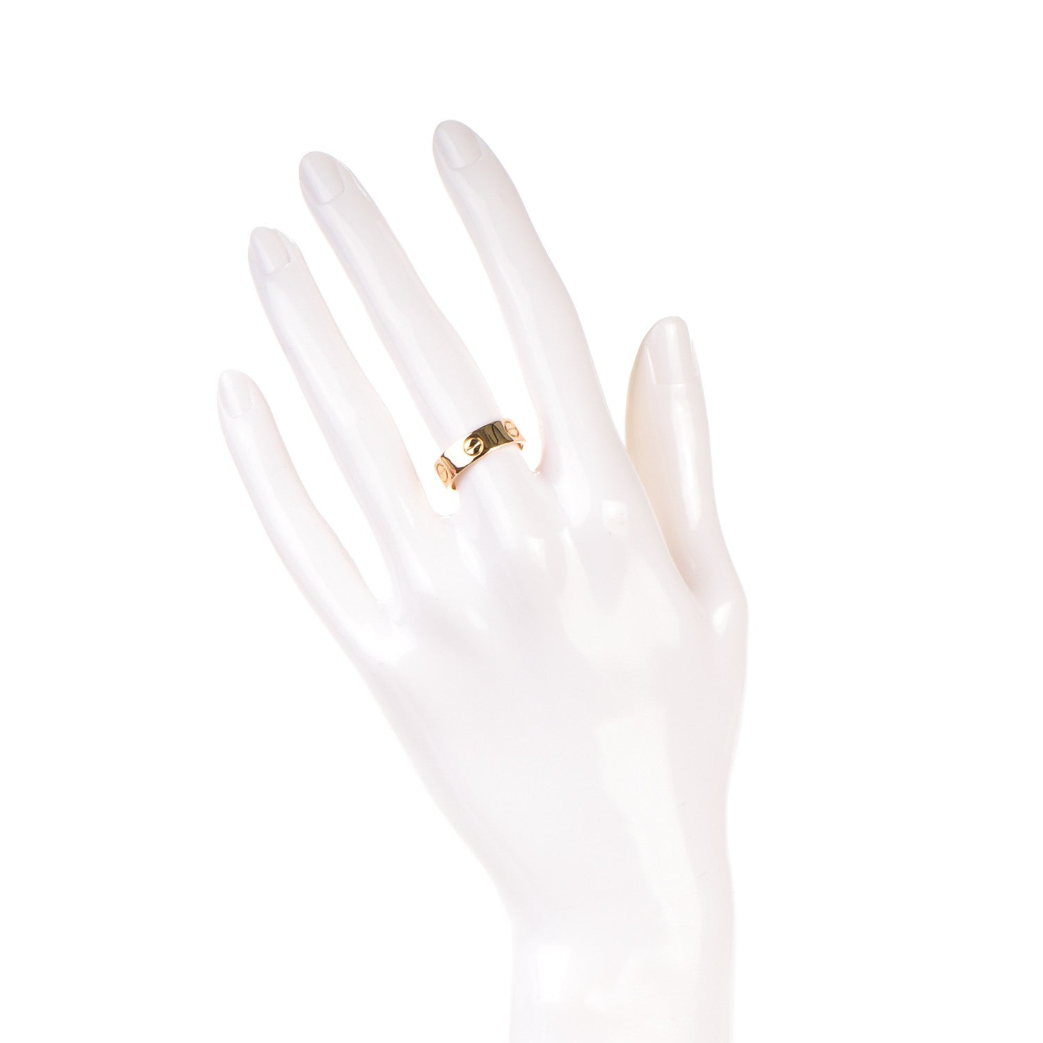 Cartier 18K Yellow Gold 5.5mm LOVE Ring 51 5.75 2 of 4