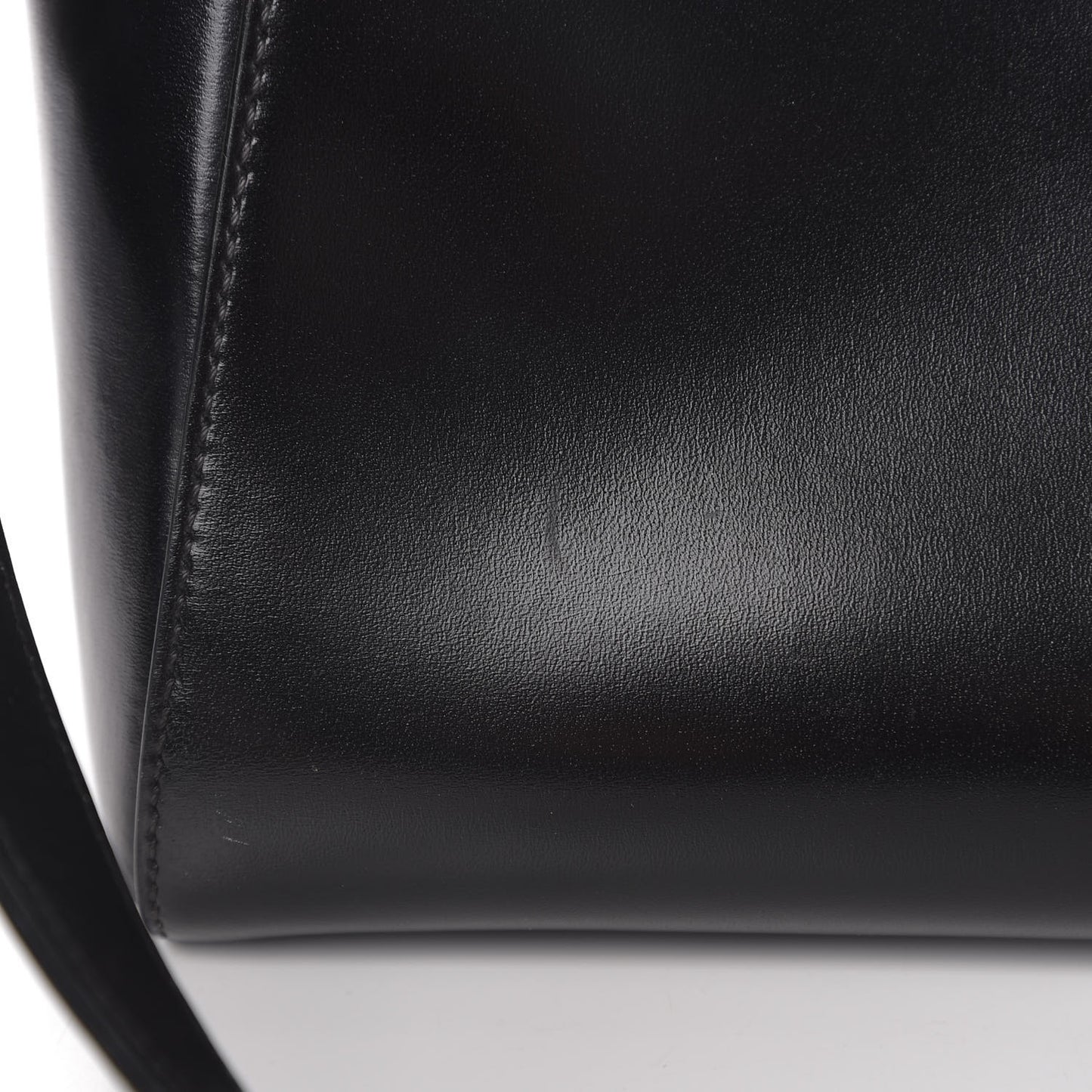 Shiny Lord Calfskin Small Antigona Black