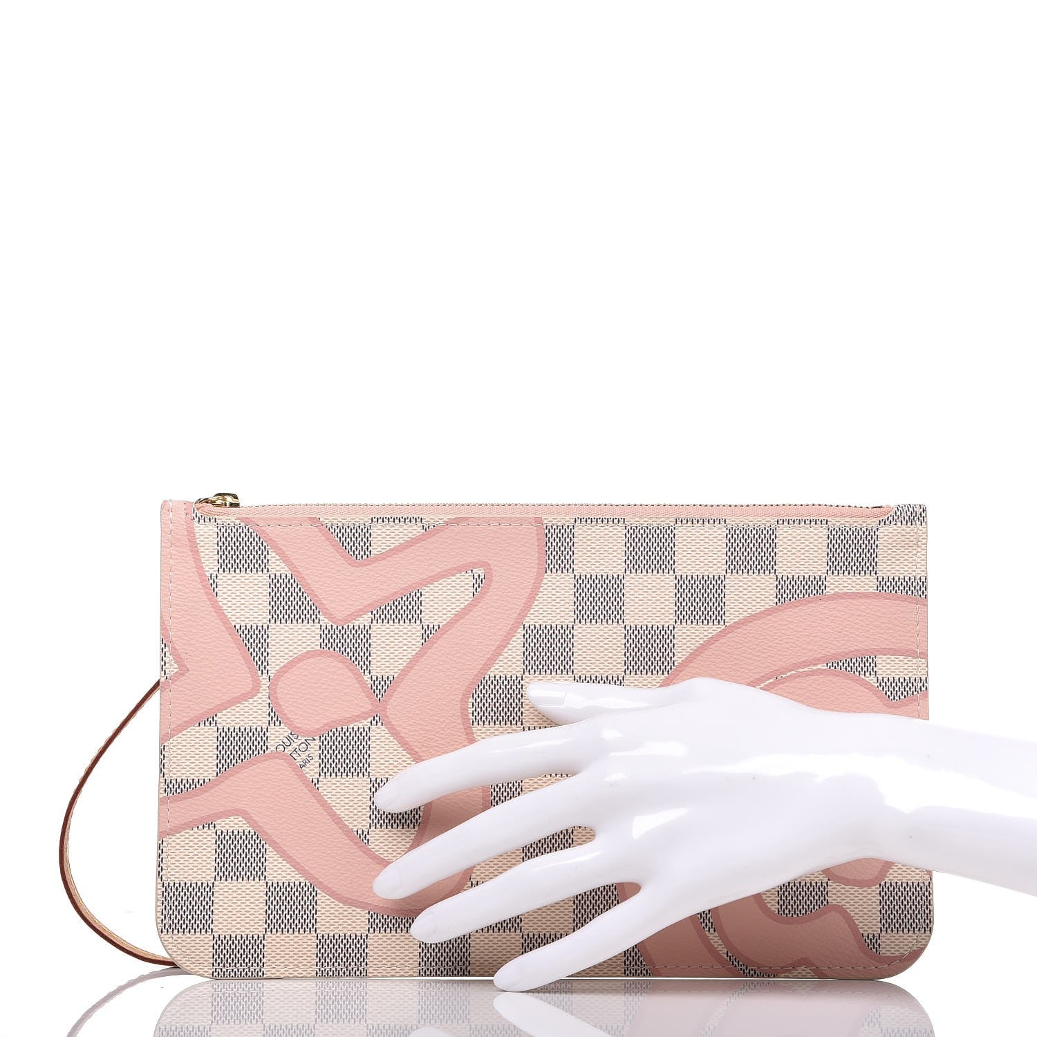 Louis Vuitton Damier Azur Tahitienne Neverfull MM GM Pochette 2 of 9