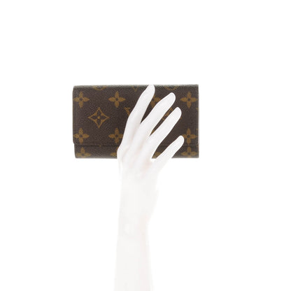 Louis Vuitton Monogram Porte-Monnaie Billets Tresor Wallet 2 of 9
