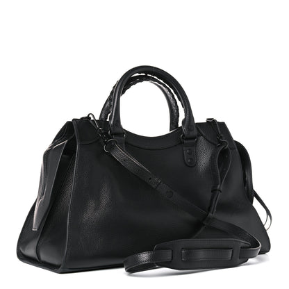 Balenciaga Grained Calfskin Black Hardware Neo Classic City Black 3 of 12